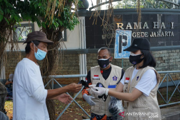 Rangkaian Idul Adha, 175 ribu masker dibagikan relawan Satgas COVID-19