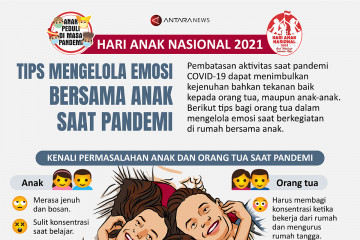 Tips mengelola emosi bersama anak saat pandemi