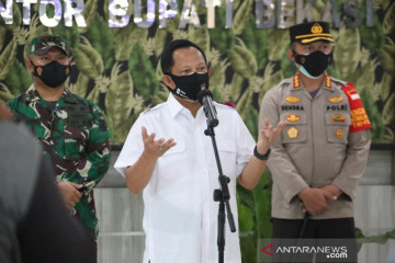 Mendagri minta Bekasi segera realisasikan anggaran pengendalian COVID