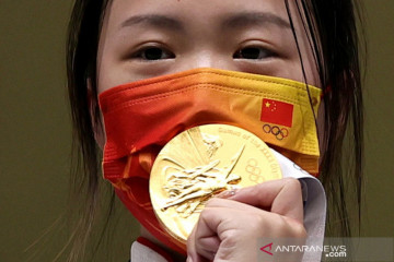 China sabet medali emas pertama Olimpiade Tokyo 2020