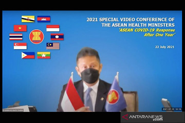 Menkes se-ASEAN perkuat kerja sama penanganan pandemi COVID-19