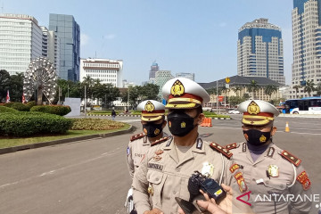 400 personel jaga jalur Bundaran HI dan Glodok