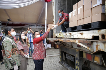 Gubernur Lampung lepas ekspor produk cokelat Krakatoa ke Singapura