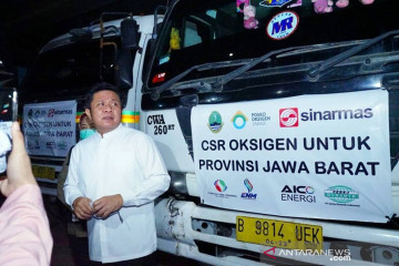 APP Sinar Mas distribusikan 85,8 ton oksigen dari Sumsel ke Jawa Barat