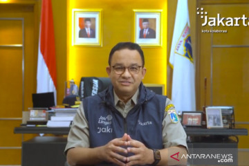 Anies: Jakarta mulai jauhi kondisi genting tapi tetap patuhi prokes