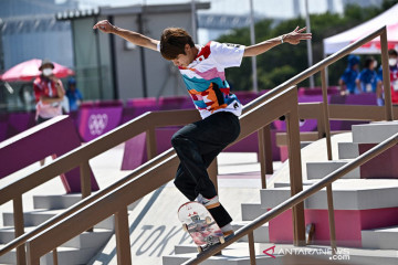 Peraih emas skateboard Horigome-Nishiya turun di Championship Tour