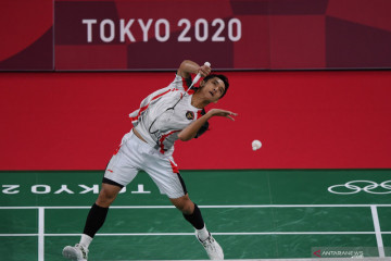 Jonatan susul Ginting ke babak 16 besar Olimpiade Tokyo
