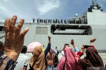 Pemberangkatan prajurit Raider TNI ke Papua