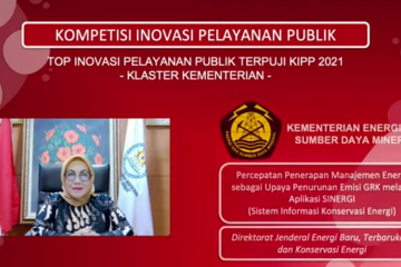 Aplikasi SINERGI raih predikat Top Inovasi Pelayanan Publik Terpuji