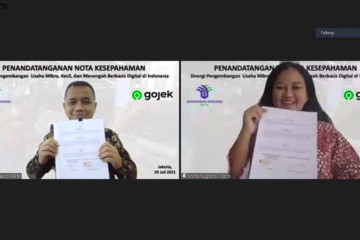 Kementerian Investasi gandeng Gojek kembangkan UMKM berbasis digital