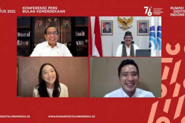 Rayakan HUT Kemerdekaan RI ke-76 di Rumah Digital Indonesia