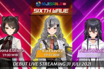 Hari ini, tiga VTuber baru NIJISANJI ID siap debut