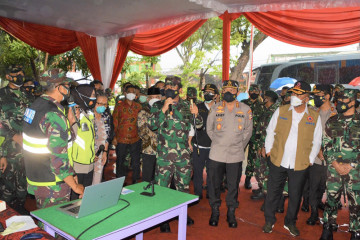 Panglima TNI cek penanganan COVID-19 di Malang