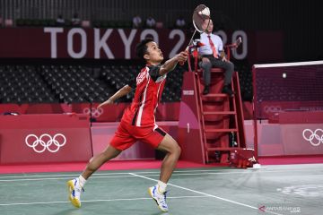 ANTHONY SINISUKA GINTING LOLOS KE SEMIFINAL