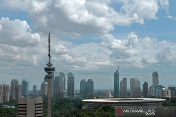 Jakarta cerah berawan pada Selasa siang hingga malam