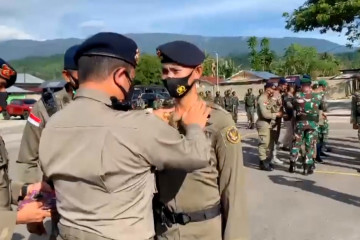 65 personel Polri pemburu teroris di Poso naik pangkat di Hari Bhayangkara