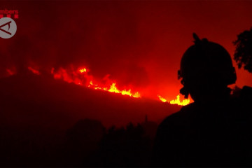 Kebakaran hutan di Costa Brava Spanyol memaksa ratusan orang mengungsi