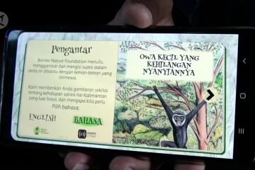 Petualangan Owa Kalimantan hadir di buku cerita digital