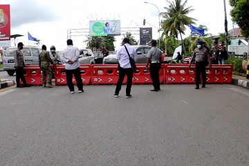 PPKM darurat di Pontianak, 7 jalan protokol dan batas kota ditutup