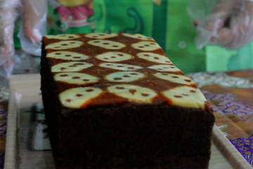 Brownies berbatik dari Palembang