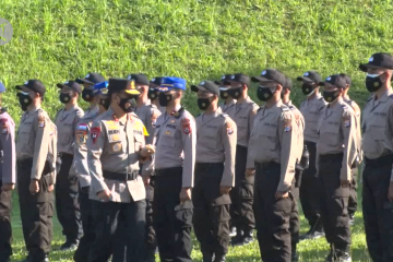 SPN Polda Banten, Mandalawangi terima siswa dari Polda Papua & Papua Barat