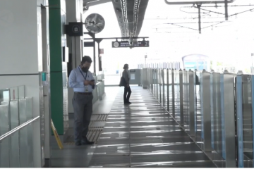 Syarat STRP berlaku, stasiun MRT sepi penumpang