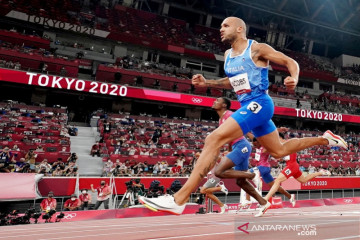 Marcell Jacobs rebut emas lari 100m putra Olimpiade Tokyo