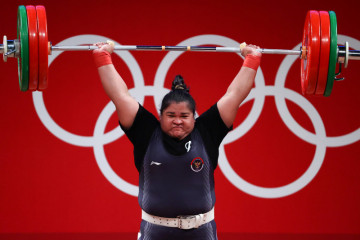 Nurul Akmal finis posisi kelima, Lifter China raih emas kelas +87kg