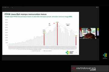 Menkes: Puncak kasus COVID-19 di Jawa-Bali telah terlampaui