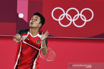 Ginting raih medali kedua bulu tangkis dari Tokyo