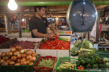 Harga bawang merah dan cabai turun signifikan di DKI