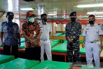 Pemkot tinjau pemanfaatan isolasi apung COVID-19 di Bitung