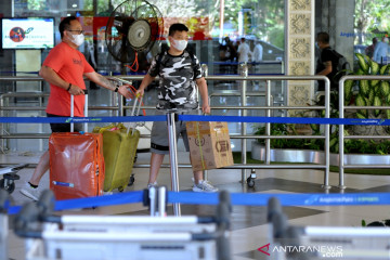 Jumlah penumpang di Bandara Ngurah Rai anjlok 81 persen saat PPKM