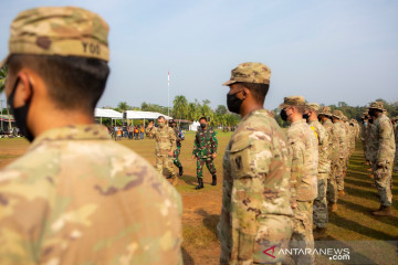Jenderal TNI Andika-Jenderal Flynn buka Latihan Garuda Shield ke-15