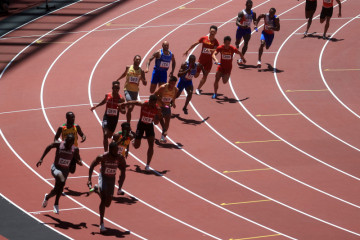 AS terlempar tak bisa lolos final estafet 4x100m putra