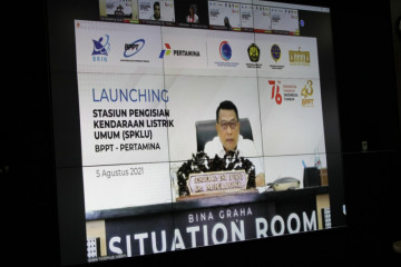 KSP: Dukungan Pertamina dan BPPT untuk kendaraan listrik patut ditiru