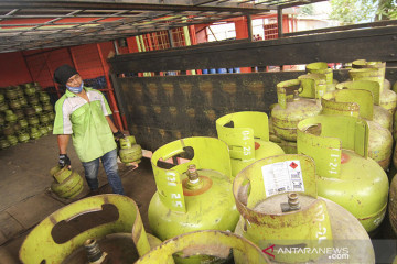 Harga gas 3 kg di agen dan pangkalan di DKI stabil jelang Natal