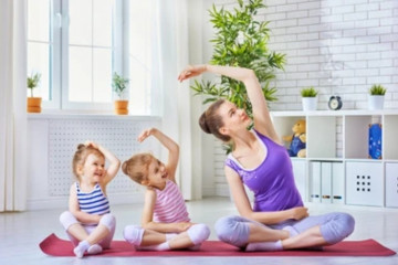 Latihan yoga ibu dan anak tingkatkan kualitas hubungan