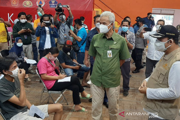 Vaksinasi COVID-19 baru dilakukan pada 5,4 juta warga di Jawa Tengah