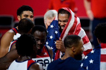 Kevin Durant pandu AS raih emas bola basket putra Tokyo 2020
