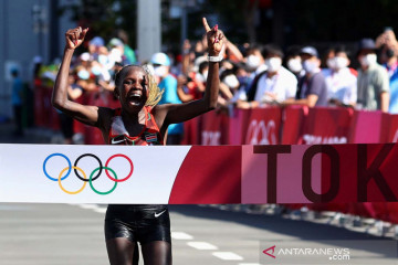 Pelari Kenya Peres Jepchirchir rebut emas maraton Olimpiade Tokyo 2020
