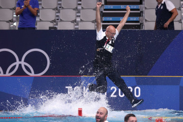 Olimpiade Tokyo: Serbia raih medali emas polo air putra