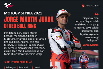 Jorge Martin juara di Red Bull Ring