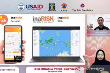 Aplikasi InaRisk Personal BNPB perluas inklusivitas info bencana