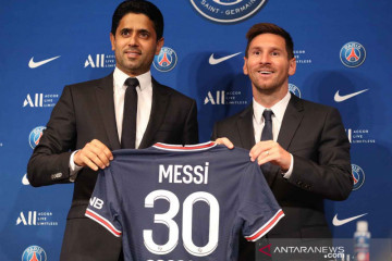 Jersey nomor 30 PSG untuk Messi