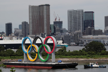 Cincin Olimpiade di Tokyo dilepas, diganti dengan logo Paralimpiade