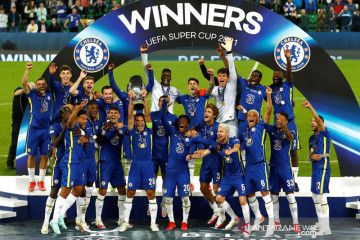 Chelsea rebut trofi juara UEFA Super Cup 2021