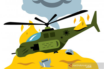 Helikopter dengan 16 orang jatuh di Far East Rusia