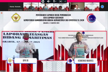 Kemenko Marves raih opini WTP atas laporan keuangan 2020