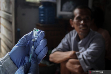 50 orang dengan gangguan jiwa ikut vaksin di Jakarta Barat